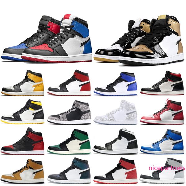 

2019 1s men basketball shoes most popular high obsidian unc rookie of the year turbo green black gym red designer trainers