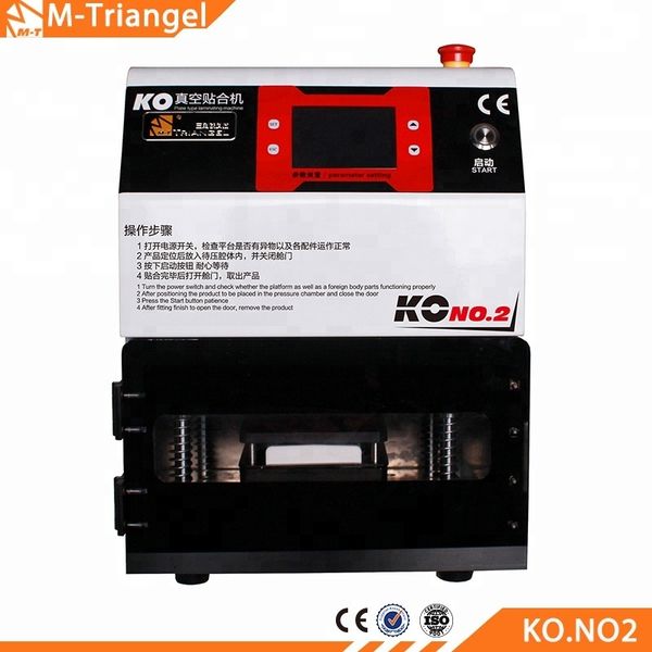 

vacuum oca lamination machine for samsung s9 s8 s7 s6 edge lcd refurbish laminating m-triangel ko.no2 need external vacuum pump