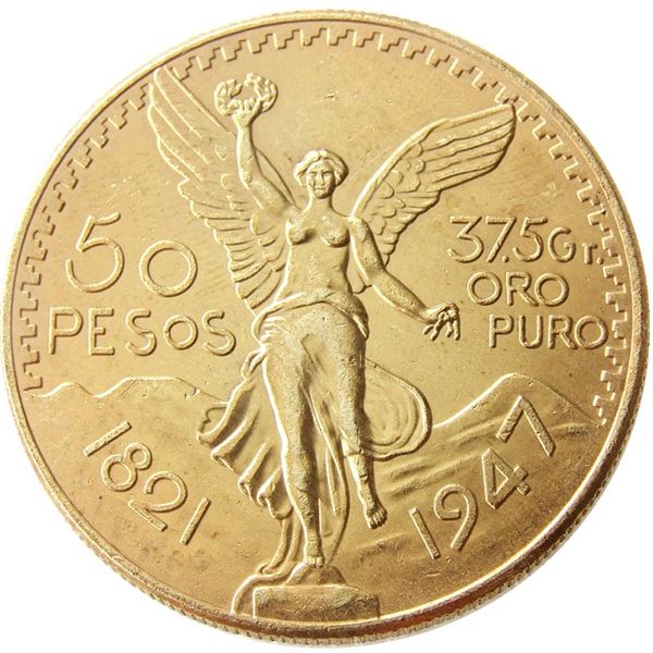 

Высокое качество 1947 Мексика золото 50 песо монета копия монеты