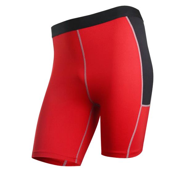 

$5.99 clearance elastic compression gym shorts men football basketball sports fitness shorts outdoor training jogging, Black;blue