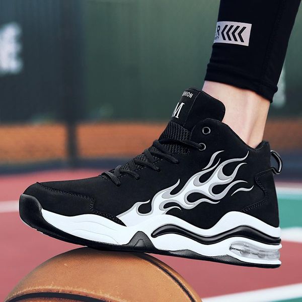 

Designer brand high help autumn and winter air cushion sports shoes tide brand student wild be fire men running big brand basketball shoes