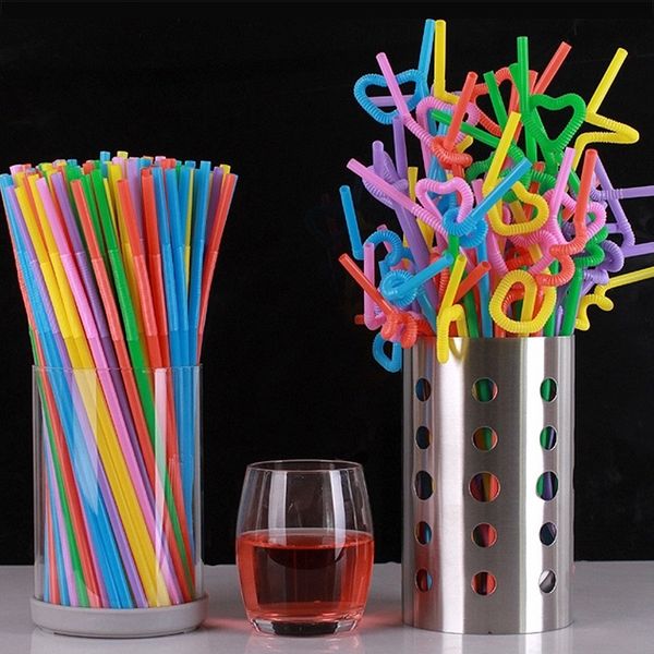 

50pcs/pack colorful disposable drink tea straw wedding party decoration drinking straws selling event party supplies