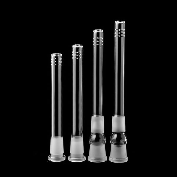 Vidro Downstem Difusor 14 milímetros a 14mm, 18mm a 18 milímetros, 14 milímetros a 18 milímetros Masculino Feminino copo-tronco para tubulações de água de vidro Plataformas de petróleo