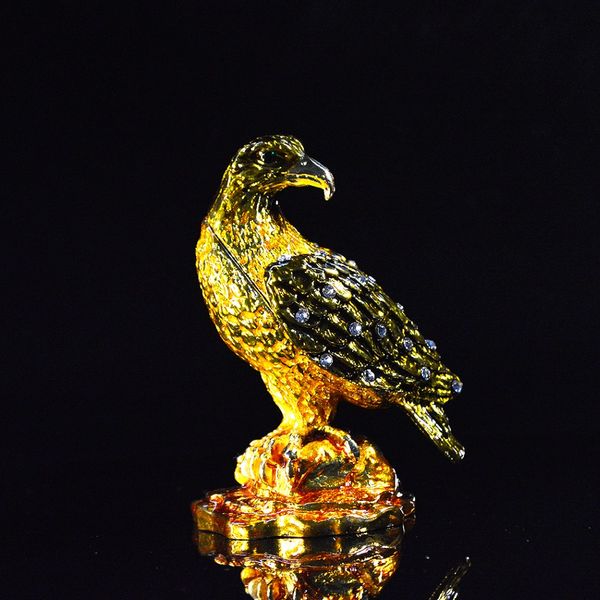 

qifu handicraft metal lifelike bird home decoration, Black;white