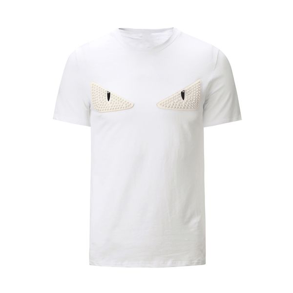 

роскошные летние повседневные футболки мужчины и женщины с коротким рукавом футболка одежда письмо печатных круглый вырез футболки дизайнер, White;black