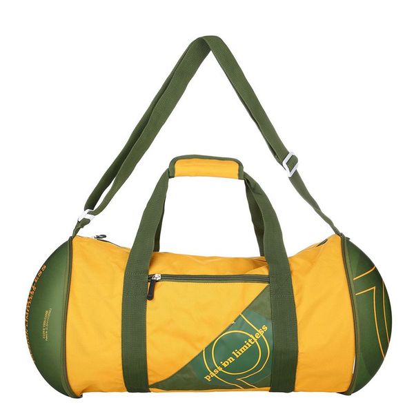 

football shape gym sport duffel bag travel vacation home outdoor(green