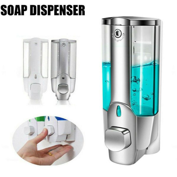 

350ml wall mount soap dispenser bathroom shower lotion shampoo liquid sanitizer high quality
