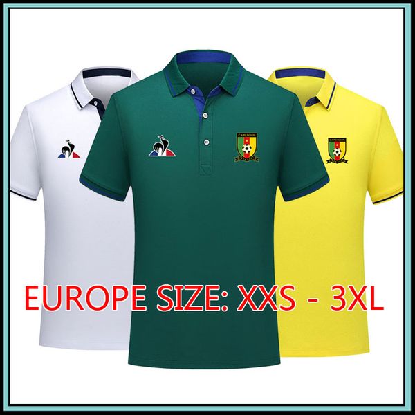 

2019 cameroon soccer polo shirt sports polos 2019 2020 cameroon polo shirt 19 20 cameroon national team soccer jerseys running jerseys, Black;blue