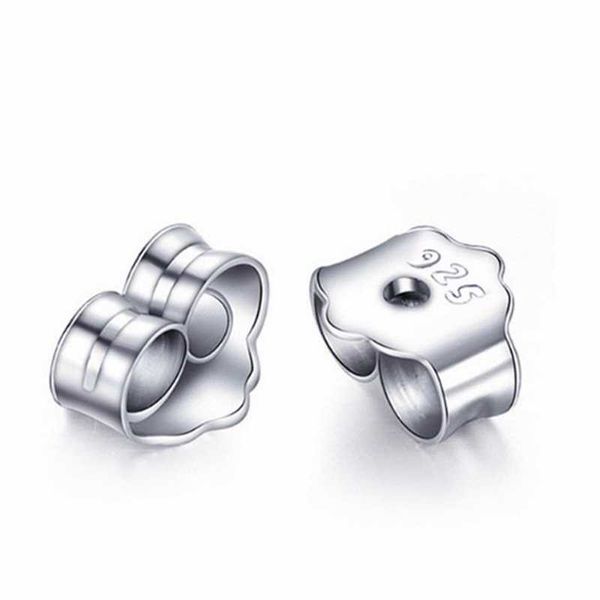 

new s925 sterling silver earrings accessories bow earplugs beautiful simple classic retro earrings, Golden;silver