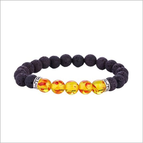 

1pc 2019 7 chakra bracelet men black lava healing balance beads reiki buddha prayer natural stone yoga bracelet for women 7677