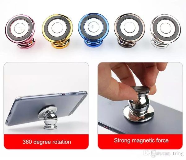 

universal magnetic car mount kit sticky stand holder for mobile cell phone logo can be customized