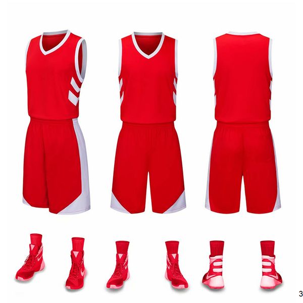 

2019 new blank basketball jerseys printed logo mens size s-xxl price fast shipping good quality new red ne001aa12, Black;red