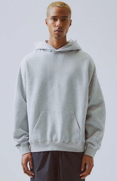 

fashion 19ss fear of god essentials pullover hoodie high street casual hoodie blank fleece hoodie hight quality, Black