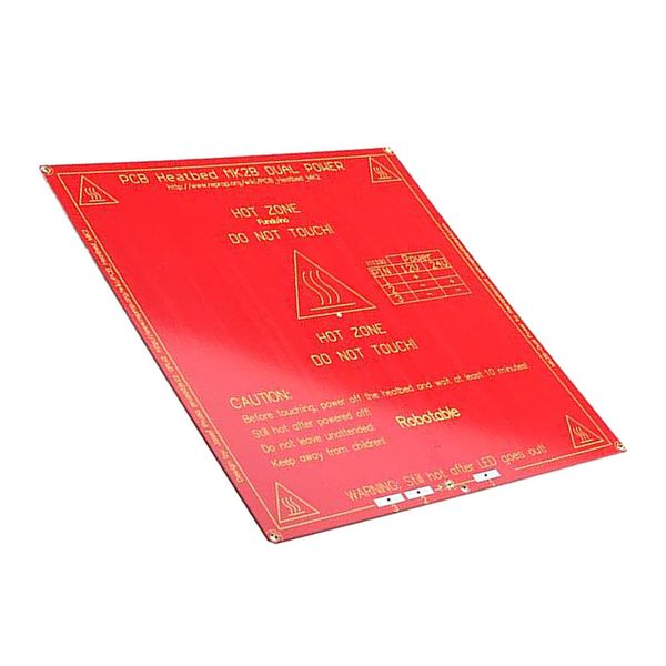 

214mmx214mm heated bed bed pcb heatbed platform for 3d printer 12v/24