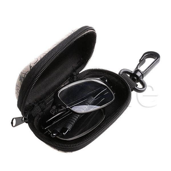 

folding reading glasses eyeglass with case +1.0 +1.5 +2.0 +2.5 +3.0 +3.5 +4.0 women men eyewear, Silver