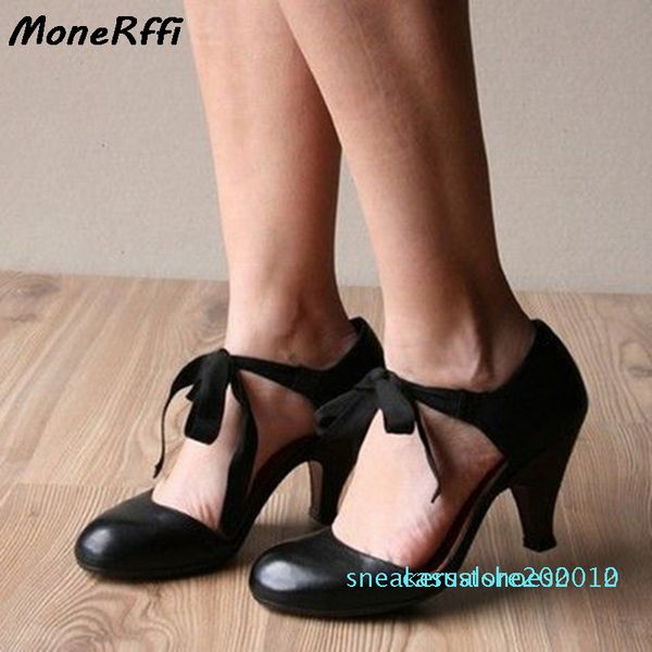 

monerffi retro women sandals wedge high heel sandals summer casual shoes lace-up roman style ladies shoes s10, Black