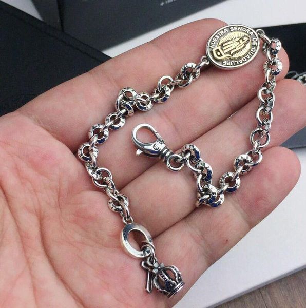 

fashion brand with logo cross designer bracelets bangles for lady design mens and womens party wedding lovers gift luxury hip hop jewelry, Black