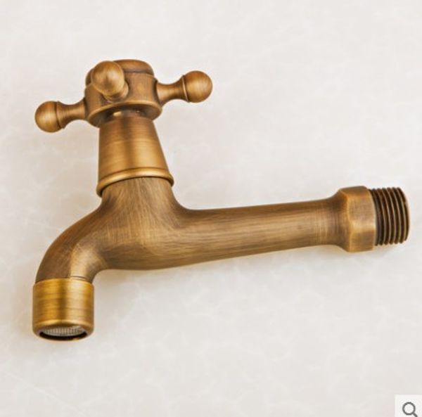 

ancient copper washing machine faucet/medium and long mop pool faucet