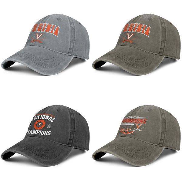 

virginia cavaliers 2019 ncaa мужская баскетбольная национальная чемпионка унисекс джинсовая бейсболка с приталенными пустыми персонализирова, Blue;gray