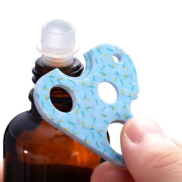

5pcs universal essential oil bottle opener multifunction plastic roller balls makeup bottle caps remover