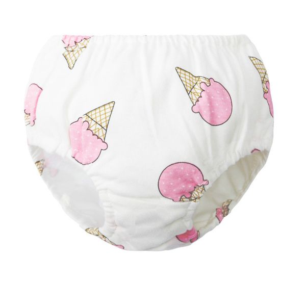 

0-7 Years Baby Girls Underwears Toddler Boys Cartoon Bread Panties Infants Cotton Training Pants Reusable Nappy Washable Diapers