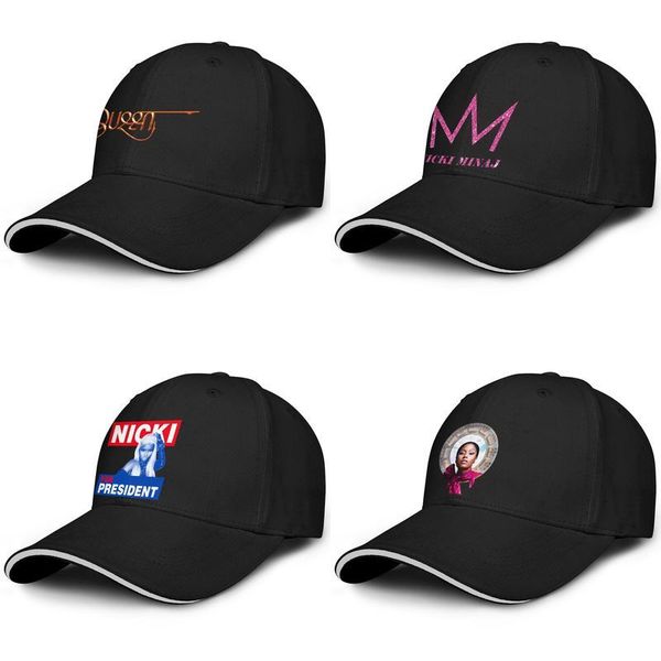 

women nicki minaj queen fashion baseball sandwich hat fit original truck driver cap for president crown logo funny, Blue;gray