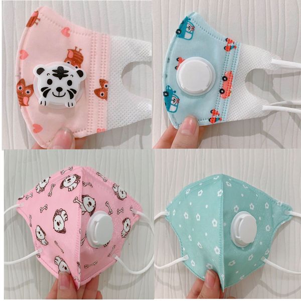 

pm2.5 дети анти-загрязнение маски мальчики девочки мультфильм рот маски для лица дети анти-пыль дышащая ушная раковина моющиеся многоразовые