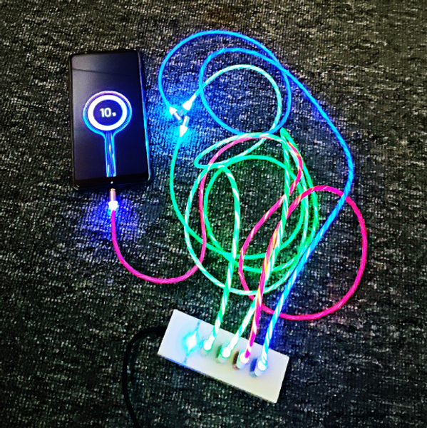

2020 new style 3 in 1 magnetic cable led usb cable for samsung luminous light usb cable selling in us for phone charging