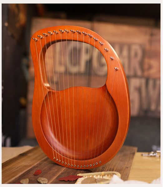 Frete grátis 16-tone harp toy 16 strings Laiya Beginners harpa pequena Instrumento musical brinquedo Portátil pequeno Um must-have para as crianças que amam