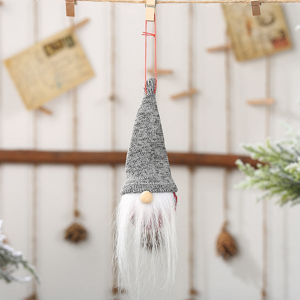 

1 pc vivid christmas hanging pendent small delicate puppet doll hanging home tree decoration creative ornament craft 16*5cm