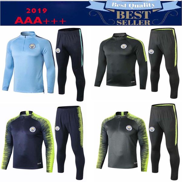 

18 19 kun aguero manche ter terling city mahrez occer jer ey track uit je u bruyne ane kit football thailand quality training uit