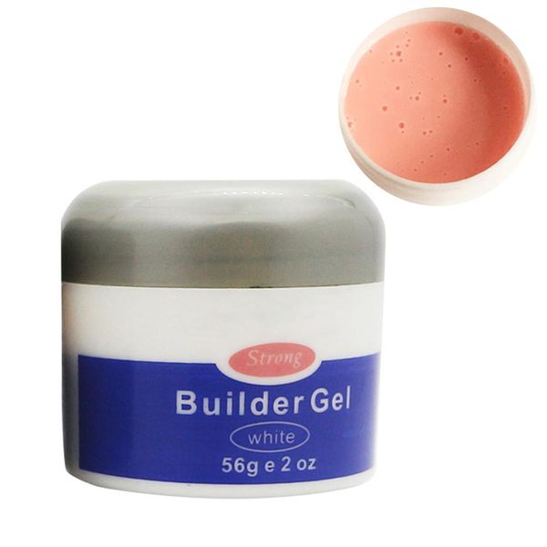 

hobbylane fast drying nail glue manicure nail builder uv gel complete building gel extended glue false tips care tools, Red;pink