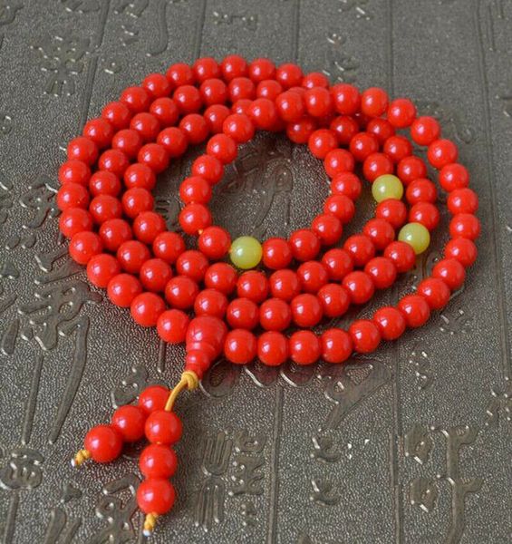 

tibetan buddhism 108 resin prayer bead mala necklace, Silver