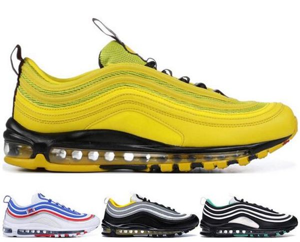 

red leopard yellow black white amarillo 97 undefeated og undftd running shoes 2019 triple white black 97s men women sports sneakers 36-45