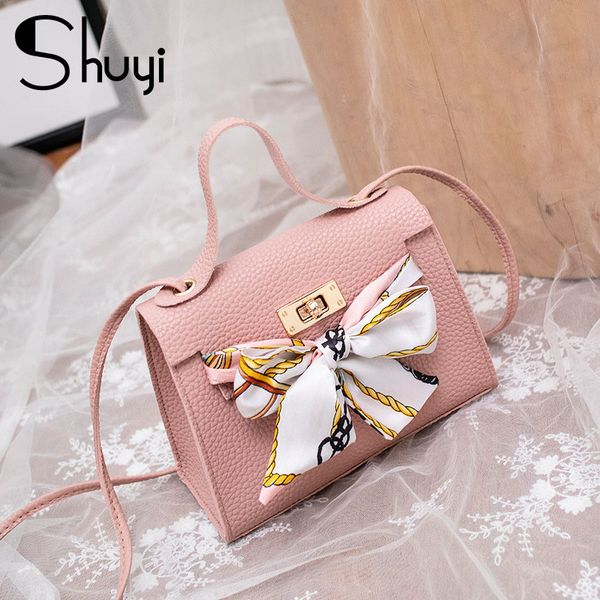 

2020 новый случайные тенденции моды дамы сумка лук плечо сумка мобильный телефон покупки милые девушки