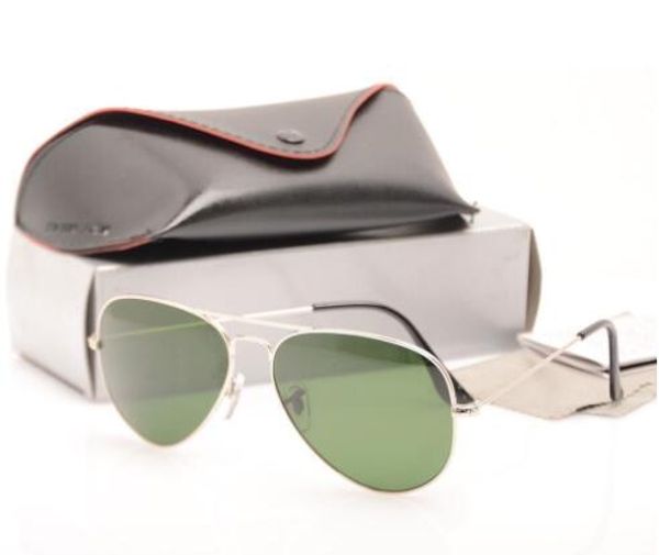 

2019 new luxury ray designer brand polarized sunglasses men women pilot sunglasses uv400 eyewear bans 3025 glasses metal frame polaroid lens, White;black