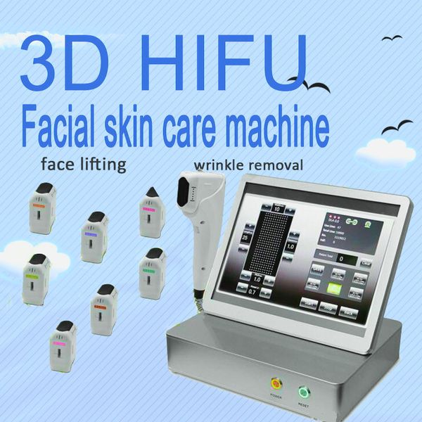 

2020 latest portable hifu 3d high intensity focused ultrasound beauty machine for skin tightening fat reduction salon equipment for spa