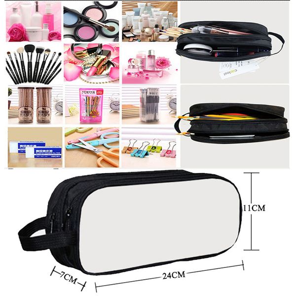 

storage pouch cosmetic cases back to school supplies pencil case printed 3d bag makeup box kids stationery printed your own logo