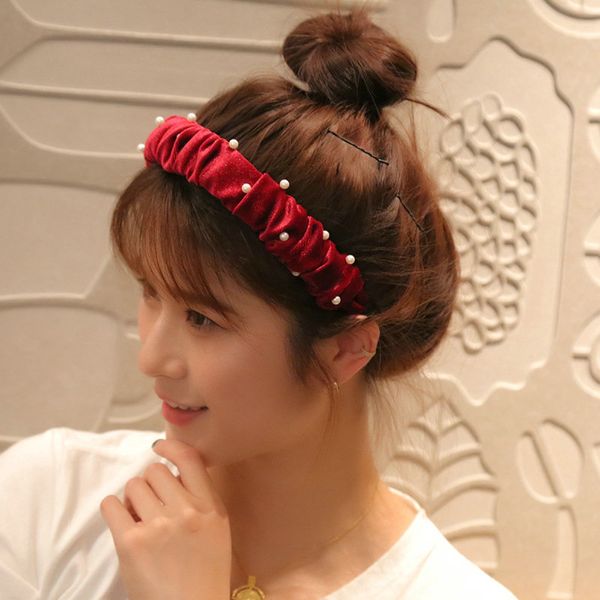 

яркий cyan daily умывания волос bundle оголовье с подстилкой pearl alice группа cerchietto aliceband золото волос группа hairbands hairclipp, Black;brown