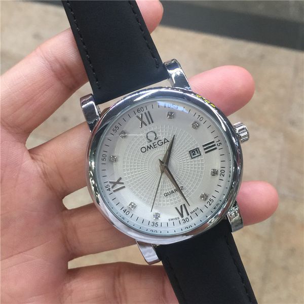 

2018 Fashion Watches Unisex Women Men Watch Square Diamonds Bezel Leather Strap Top Brand Quartz Wristwatches for Men Lady Best Gift