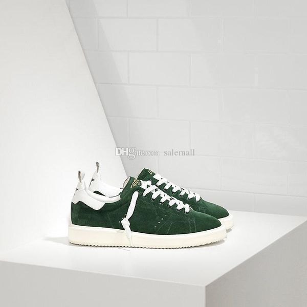 

1-2019 new arrival golden gooses starter sneakers men women causal shoes size 34-46, Black;red