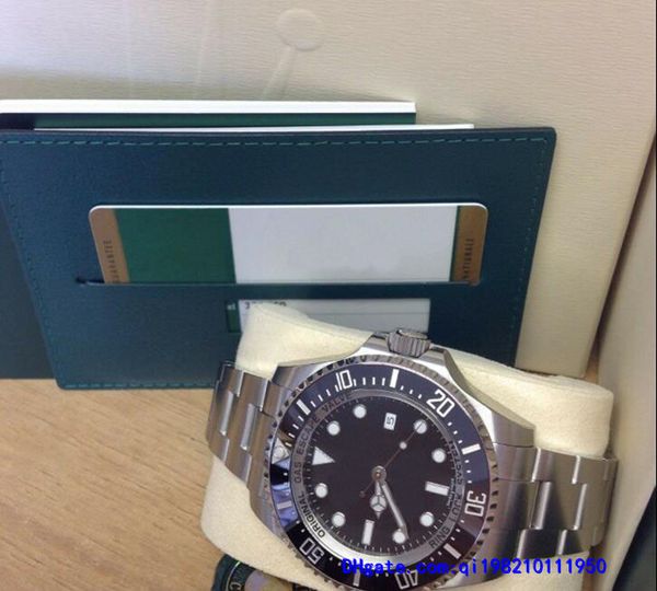 

original box certificate mens watches 116660 black dial 44mm asia 2813 movement automatic, Slivery;brown