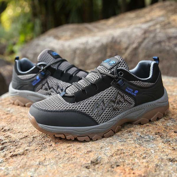 

men outdoor hunting jungle sneakers large size us13 mountain mens walking shoes breathable mesh men outdoor shoes hill