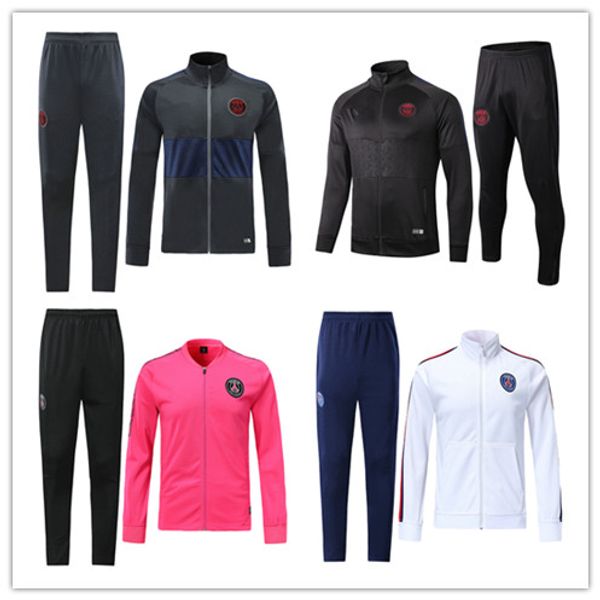 

Paris tracksuit Soccer JACKET set 2019/20 Paris tracksuits 2019 2020 MBAPPE Football jacket kit Training suit tracksuit