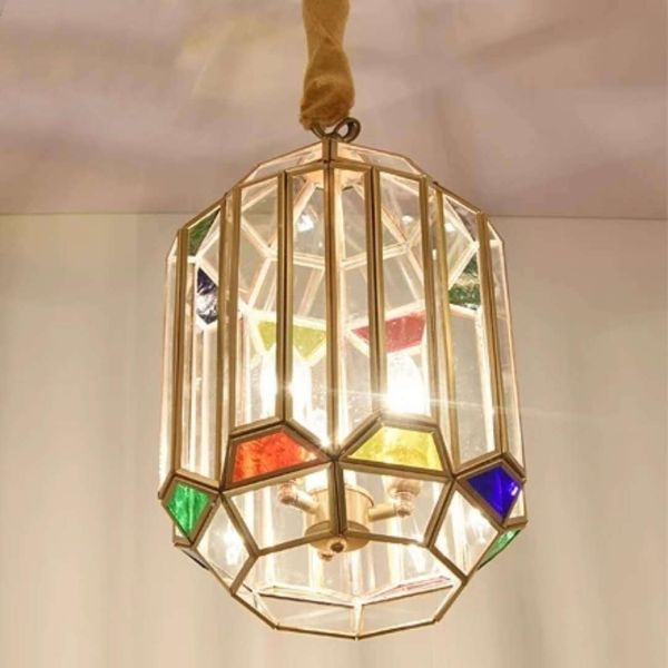 

медь марокканский фонарь люстра спальня гостиная исследование люстра