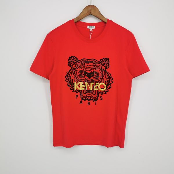 

2020 wholesale brand shirt designer women mens tiger t-shirt fashion casual spring summer tees tshirt 4s4 20032801w, White