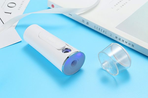 

portable nano face spray moisturizing skin sprayer mister steamer meter facial usb rechargeable mini hydrating beauty device