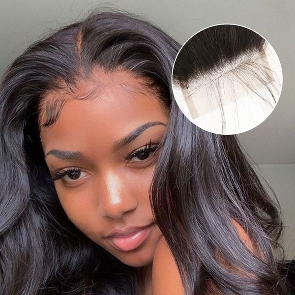 Hd Lace Closure 4x4 Soft Thin Swiss Lace Top Closure With Baby