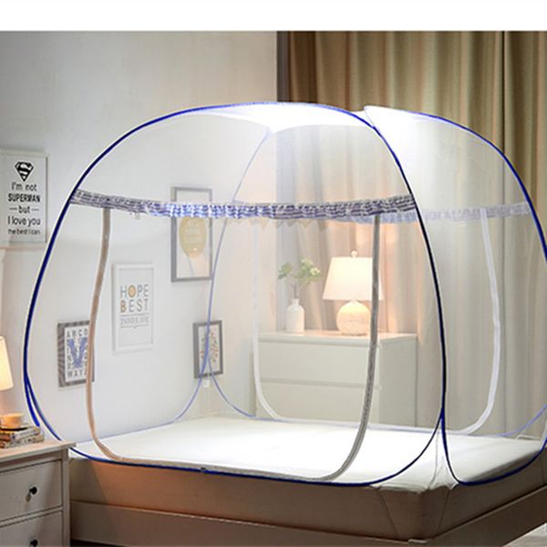 

single door yurt mosquito net for double single bed zipper moustiquaire canopy bed safe mesh netting mosquito insect net