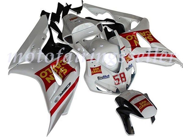 

oem quality new abs full fairings kits fit for honda cbr1000rr (2006-2007) cbr1000rr 06 07 bodywork set black white red